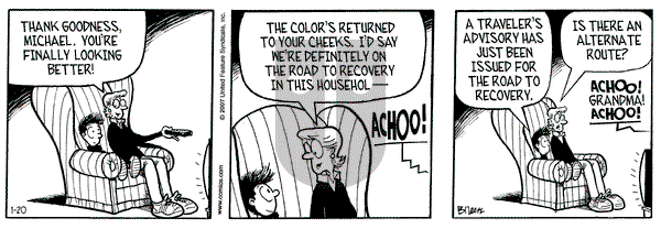 Grand Avenue on Saturday January 20, 2007 Comic Strip