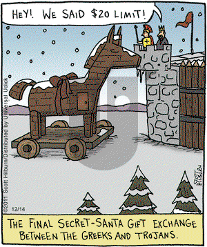 The Argyle Sweater - Wednesday December 14, 2011 Comic Strip