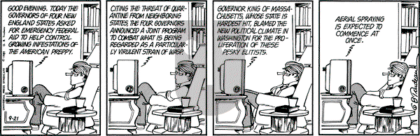 Doonesbury on Monday September 21, 1981 Comic Strip