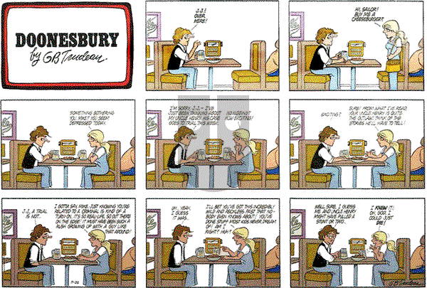 Doonesbury on Sunday November 22, 1981 Comic Strip