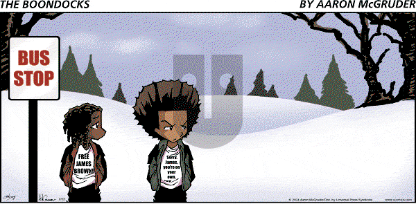 The Boondocks on Sunday September 25, 2011 Comic Strip