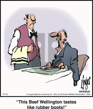 Herman on Monday December 15, 2025 Comic Strip