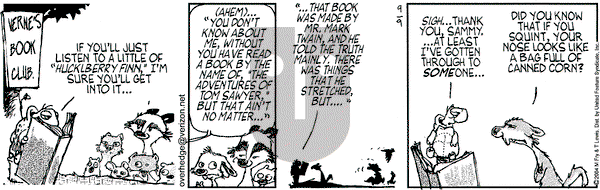 Over the Hedge on Thursday September 9, 2004 Comic Strip