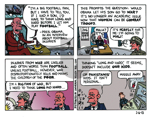 Ted Rall on Wednesday February 6, 2013 Comic Strip