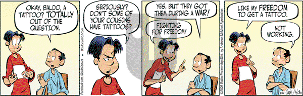 Baldo on Thursday April 24, 2025 Comic Strip
