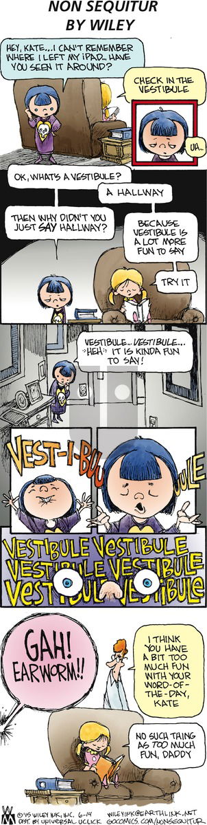 Non Sequitur on Sunday June 14, 2015 Comic Strip