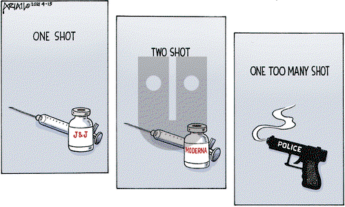 Robert Ariail on Thursday April 15, 2021 Comic Strip