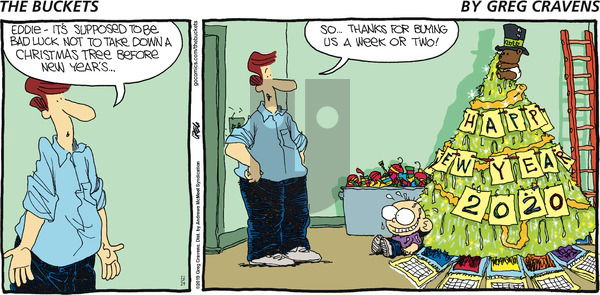 The Buckets on Sunday December 29, 2019 Comic Strip