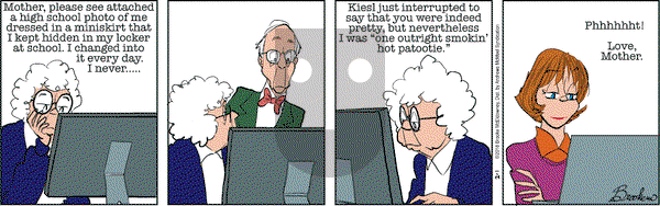 9 Chickweed Lane on Thursday February 1, 2018 Comic Strip