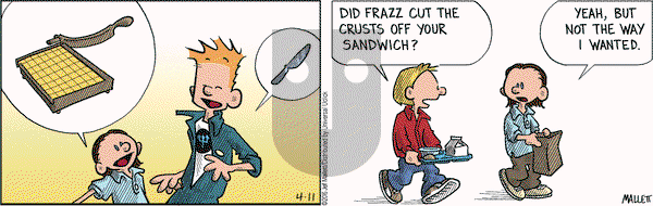 Frazz on Monday April 11, 2016 Comic Strip