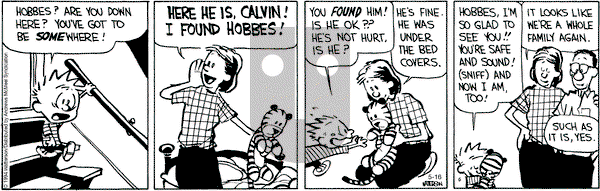 Calvin and Hobbes - Thursday May 16, 2024 Comic Strip
