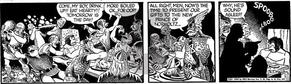 Alley Oop on Wednesday September 1, 1954 Comic Strip