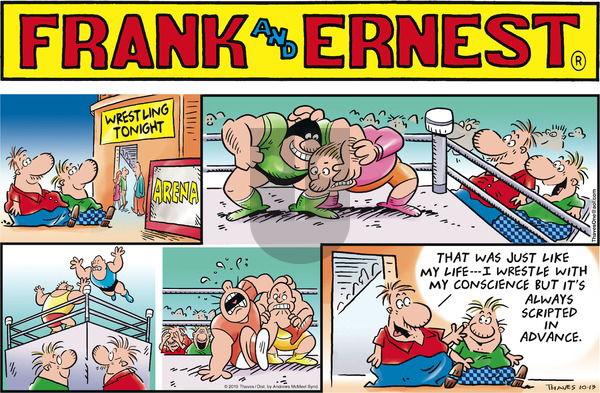 Frank and Ernest on Sunday October 13, 2019 Comic Strip