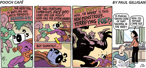 Pooch Cafe on Sunday September 26, 2004 Comic Strip
