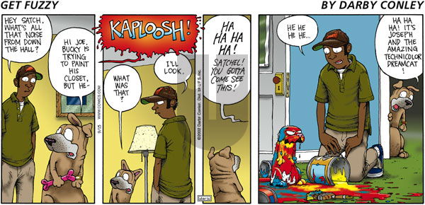 Get Fuzzy on Sunday September 15, 2002 Comic Strip