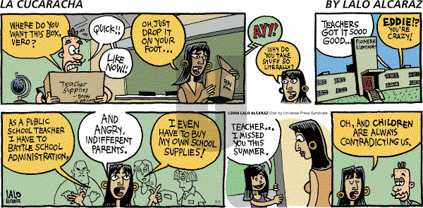 La Cucaracha on Sunday September 5, 2004 Comic Strip