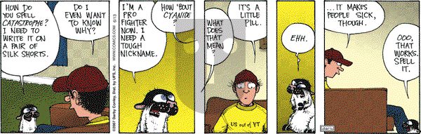 Get Fuzzy on Wednesday June 13, 2007 Comic Strip