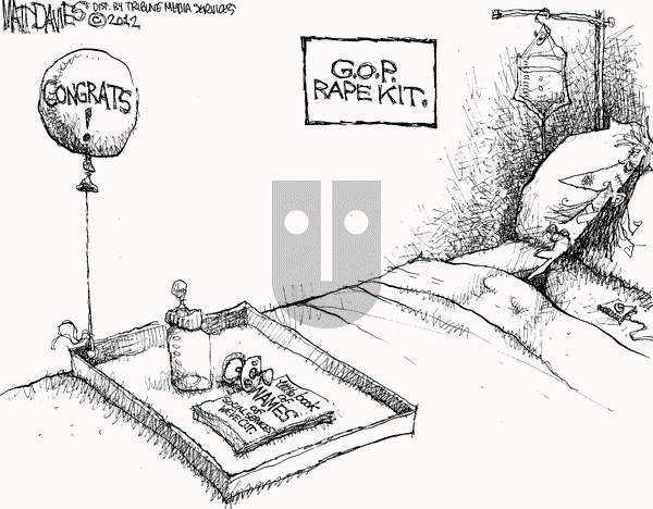 Matt Davies on Tuesday August 21, 2012 Comic Strip