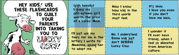 Lucky Cow on Saturday December 2, 2006 Comic Strip