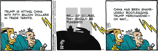 La Cucaracha on Tuesday April 3, 2018 Comic Strip