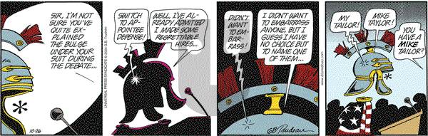 Doonesbury on Tuesday October 26, 2004 Comic Strip