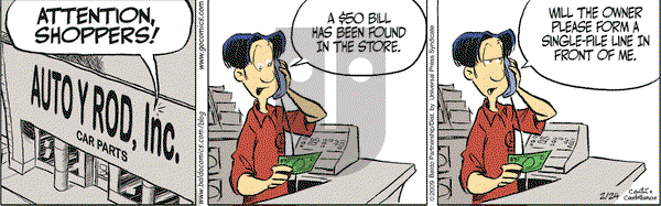 Baldo on Tuesday February 24, 2009 Comic Strip