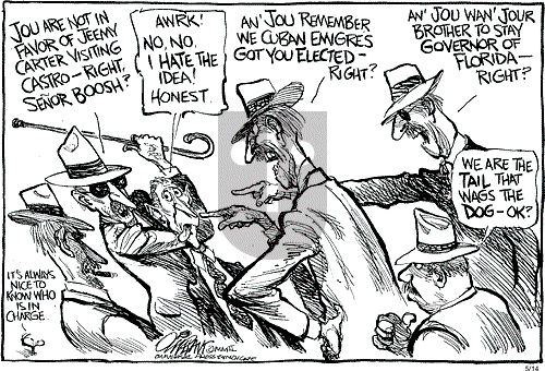 Pat Oliphant on Tuesday May 14, 2002 Comic Strip