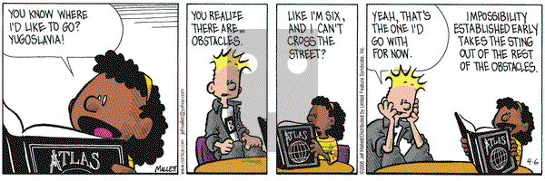Frazz on Wednesday April 6, 2005 Comic Strip