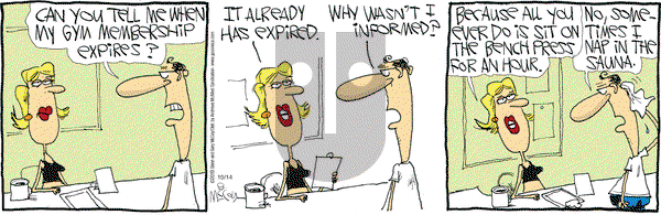 The Duplex on Monday October 14, 2019 Comic Strip