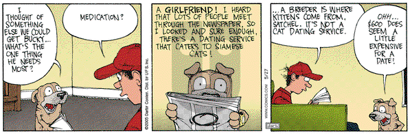 Get Fuzzy - Friday May 27, 2005 Comic Strip