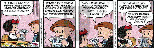 Nancy on Tuesday March 8, 2016 Comic Strip
