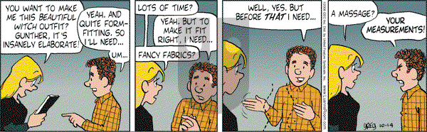 Luann on Tuesday October 14, 2008 Comic Strip