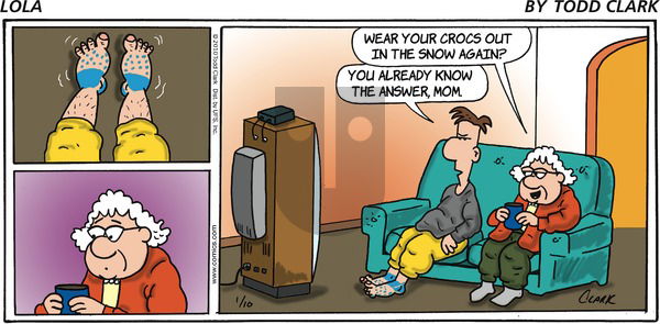 Lola on Sunday January 10, 2010 Comic Strip