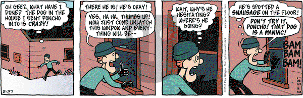 Pooch Cafe on Saturday February 27, 2016 Comic Strip