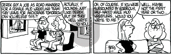 Luann on Thursday August 11, 1988 Comic Strip