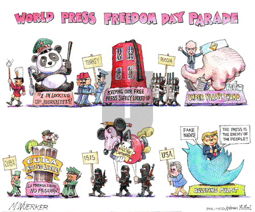 Matt Wuerker on Wednesday May 3, 2017 Comic Strip