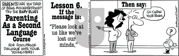 Baby Blues - Saturday January 9, 1999 Comic Strip