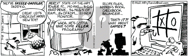 Over the Hedge on Monday March 18, 1996 Comic Strip