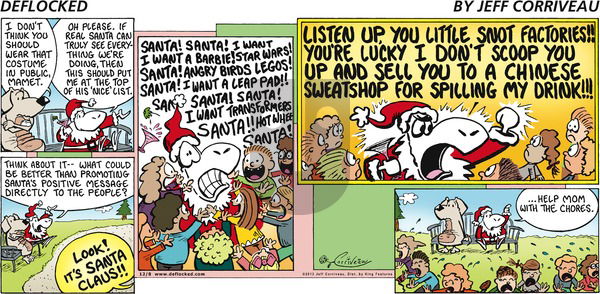 DeFlocked on Sunday December 8, 2013 Comic Strip