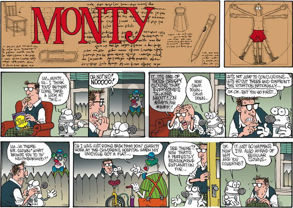 Monty on Sunday November 27, 2016 Comic Strip