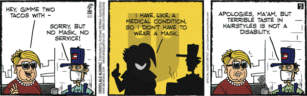 La Cucaracha on Tuesday June 2, 2020 Comic Strip
