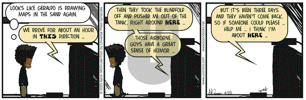 The Boondocks on Friday April 25, 2003 Comic Strip