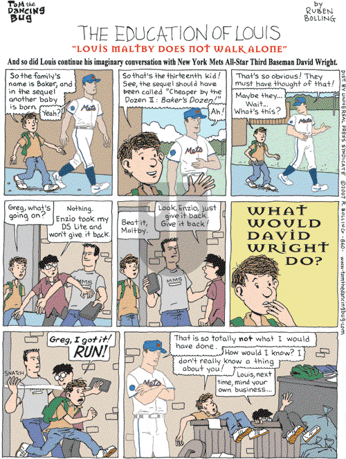 Tom the Dancing Bug on Saturday July 28, 2007 Comic Strip