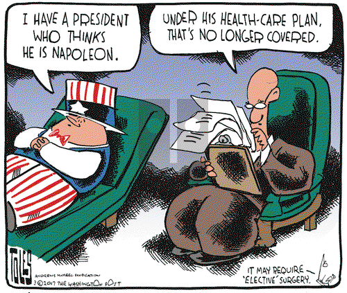 Tom Toles on Monday March 6, 2017 Comic Strip