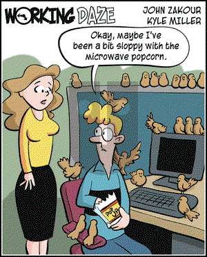 Working Daze on Monday June 30, 2003 Comic Strip