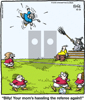 In the Bleachers - Tuesday October 31, 2000 Comic Strip