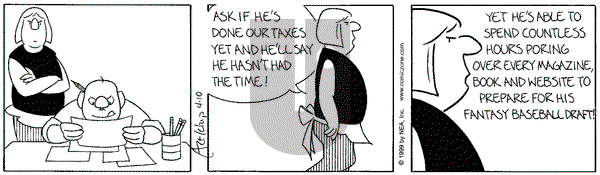 The Born Loser on Saturday April 10, 1999 Comic Strip