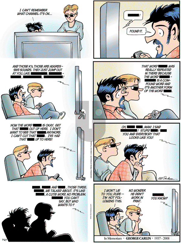 Doonesbury - Sunday July 27, 2008 Comic Strip