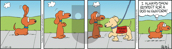 Drabble on Thursday January 25, 2018 Comic Strip