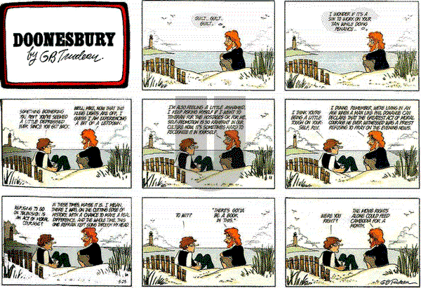Doonesbury on Sunday May 25, 1980 Comic Strip